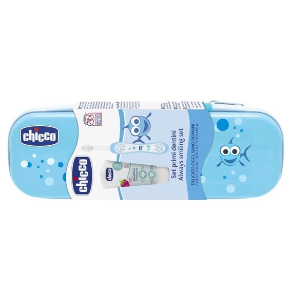 Chicco Set de Higiene Bucal Celeste + 12 meses alt