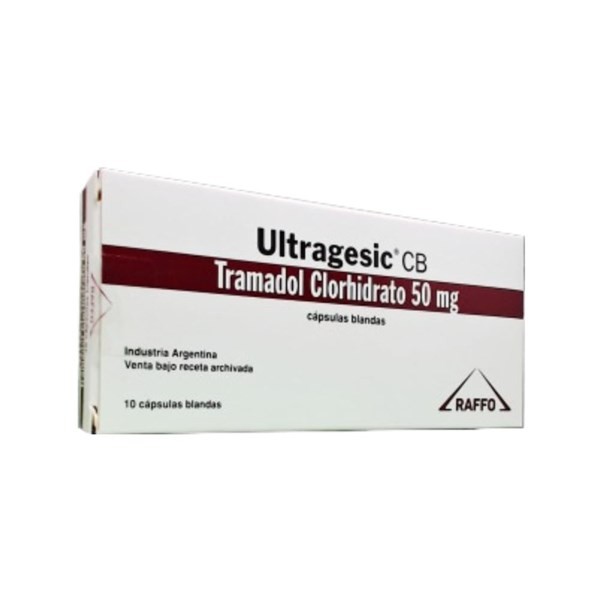 Adium Ultragesic Cb Tramadol 50 Mg x 10 Cáps Blandas #1