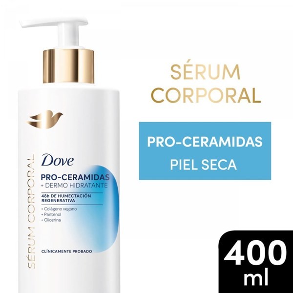 Sérum Corporal Dove Piel Extra Seca Pro Ceramidas x 400 ml