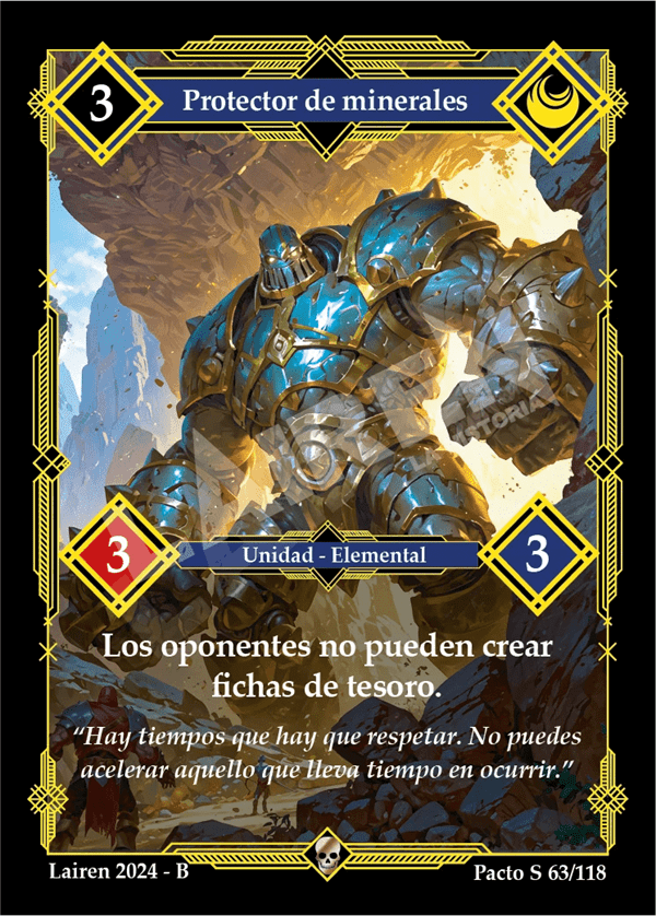 063 Protector De Minerales - Coste 3