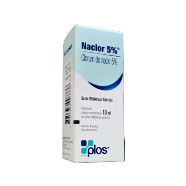 Novoplos Naclor Naclor Sodio, Cloruro 5% Solución Ofálmologica x 10 ml Tipo de Receta Opcional