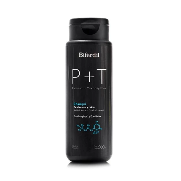 Shampoo Biferdil P+T Para La Caspa Y Caída x 300 ml