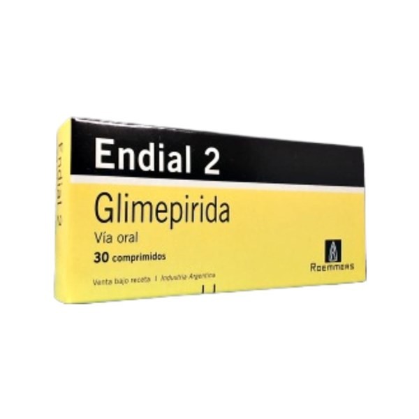 Roemmers Endial Glimepiride 2 Mg x 30 Comp #1