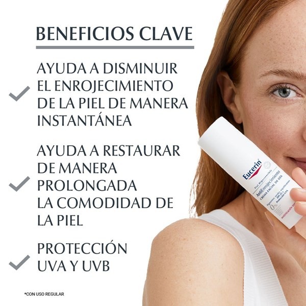 Crema de Día Antienrojecimiento Eucerin Fps 25 Y Protección Uva x 50 ml alt