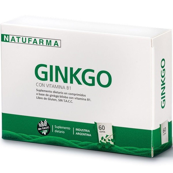Natufarma Suplemento Dietario Ginkgo 40 miligramos (60 Comprimidos) alt