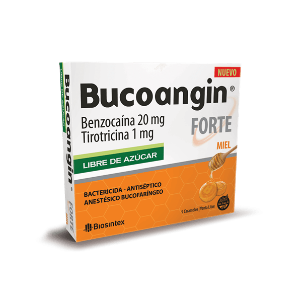 Biosintex Bucoangin Forte Miel s / Azu 9 Caramelos #1