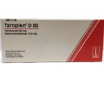 Taroplen D 80 Mg | 28 comprimidos | Telmisartán + Hidroclorotiazida #1