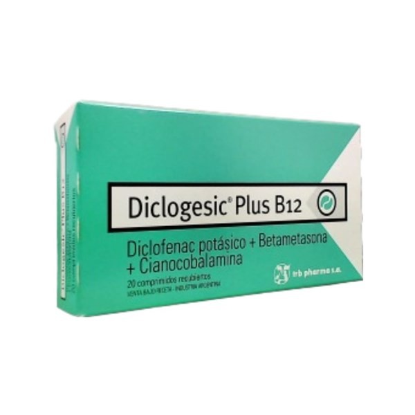 Trb-Pharma Diclogesic Plus B12 x 20 Comp #1