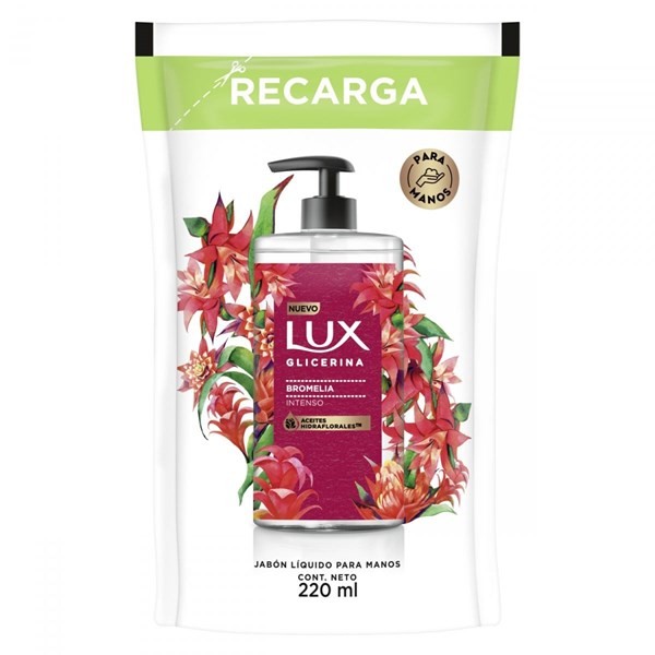 Lux Jabón Líquido Bromelia Doypack 220 ml alt