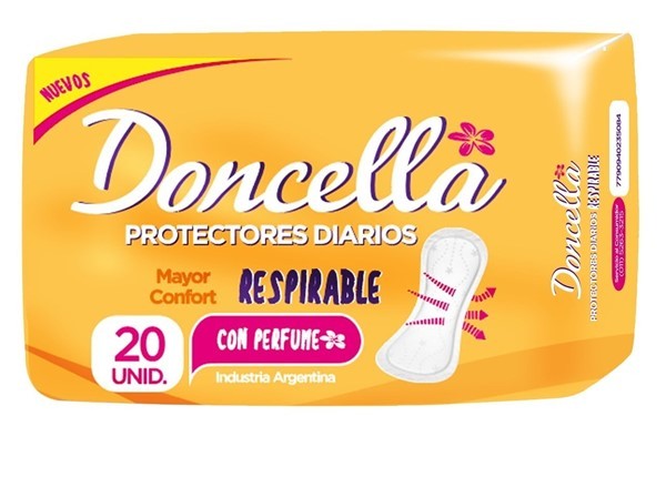 Doncella Protectores Anatomicos Pocket Con Perfume (20 U)