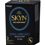 Prime Preservativo Skyn Extra Lubricado (3 Unidades) #1