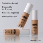 Isdin Base Maquillaje Coverage Spf50 30 ml Tono Bases 3 Sand #3