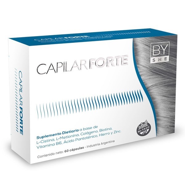 By She Aminoacidos Capilar Forte 60 capsulas #1
