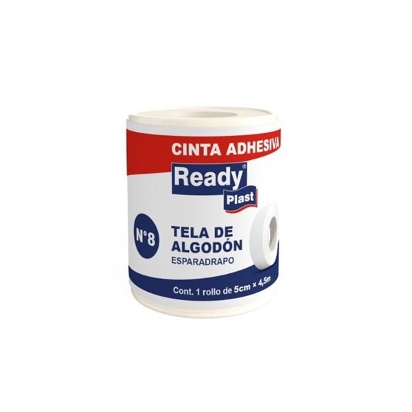 ReadyPlast Tela Adhesiva N°8 | 5 cm ancho x 4.5 m largo