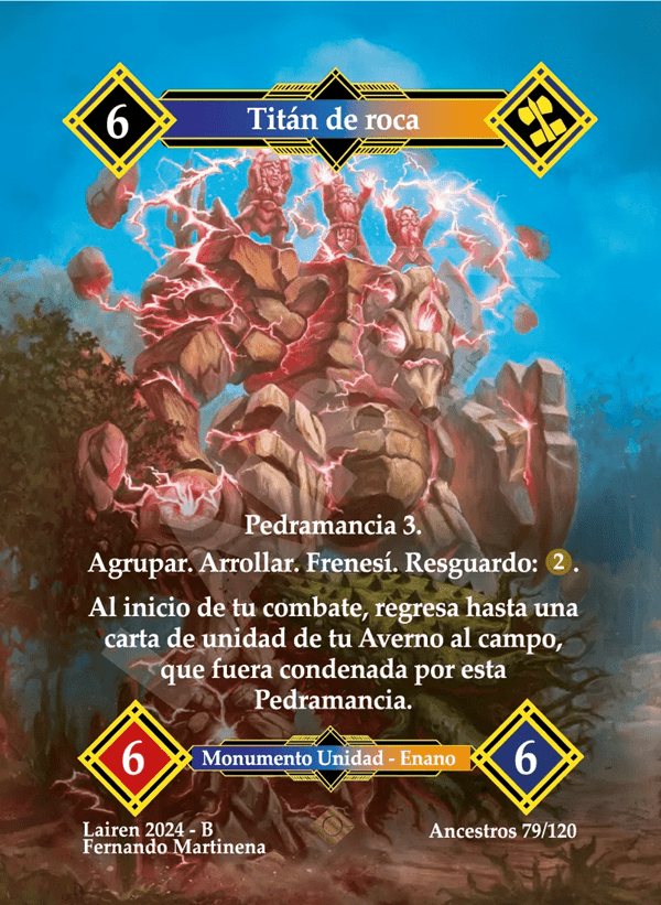 079 Titan De Roca Full Art - Coste 6 #1