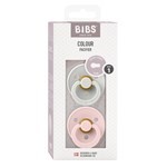 Bibs Chupete Tetina Redonda Gris & Rosa Talle 1 | 2 Unidades  #1