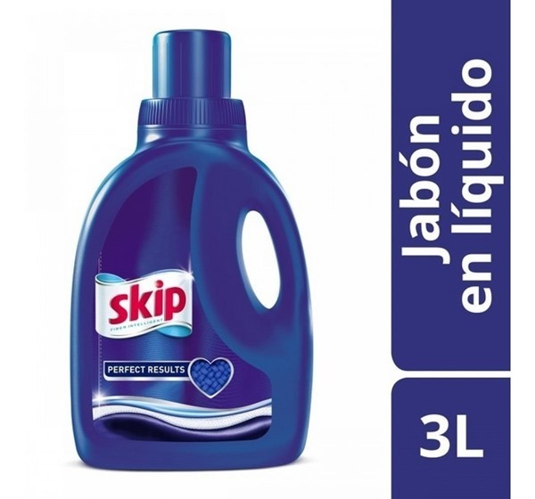 Skip Jabon Ropa Liquido Baja Espuma Lavarropas Botella 3 l #1