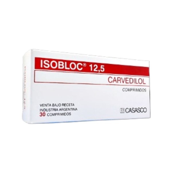 Casasco Isobloc 12,5 Carvedilol 12.5 Mg x 30 Comp #1