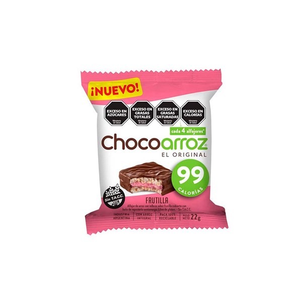 Alfajor Chocoarroz Frutilla 25 Xg alt