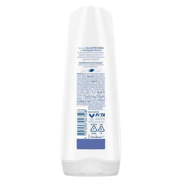 Acondicionador Dove Reconstrucción Completa x 400 ml alt