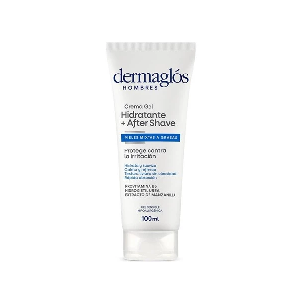 Crema Facial Dermaglós Hombres Hidratante After Shave x 100 ml