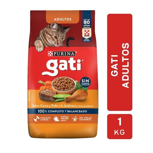 Alimento Para Gato Carne Y Pollo Gati 1 Kg #1
