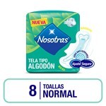 Nosotras Toallas Normal X 8 Unidades Extrato De Seda #2