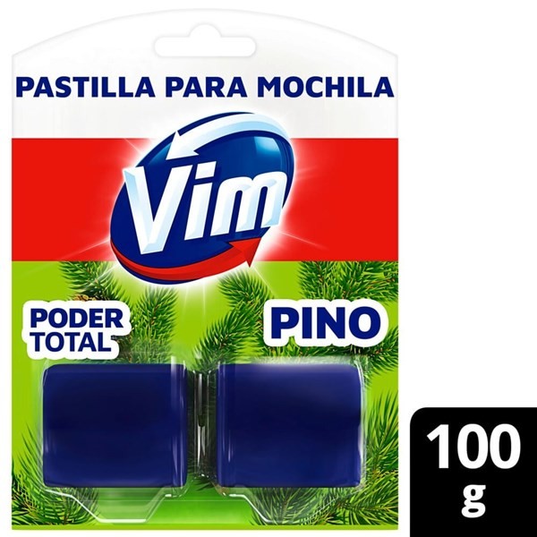 Pastilla Para Inodoto Vim Pino 100 Gr #1