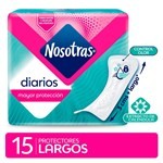 Protectores Diarios Nosotras Largos 15un #1