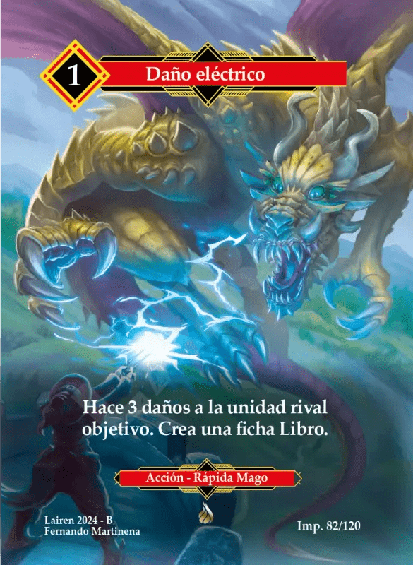 082 Daño Electrico Full Art - Coste 1