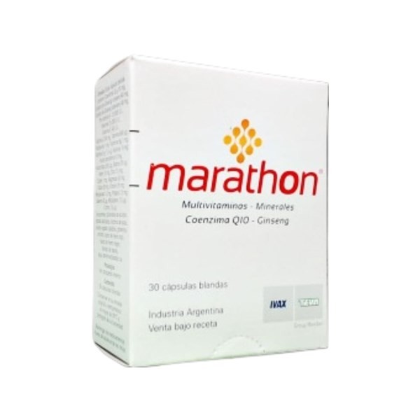 Teva Marathon Ginseng + Vit. + Minerales x 30 Cáps Blandas #1