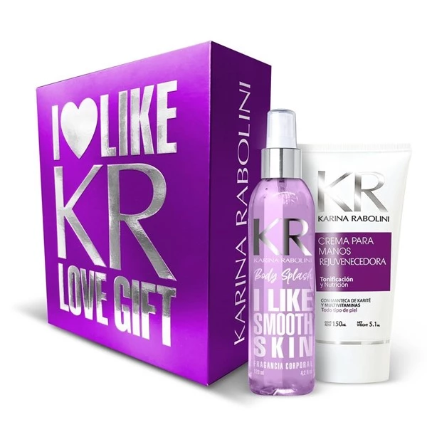 Kit Karina Rabolini Gift Duo Love Smooth Skin (Body Splash + Crema de Manos)
