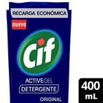 Lavavajilla Active Gel Original Doypack 400 ml Cif #1