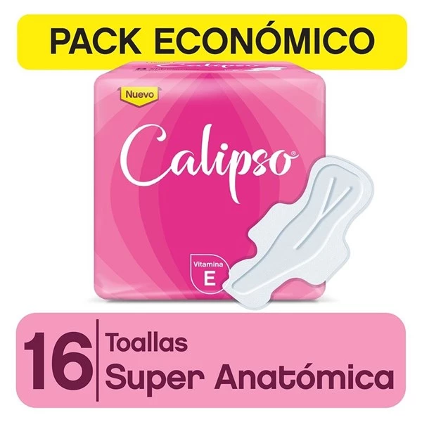 Calipso Toalla Super Anatómica (16 Unidades)