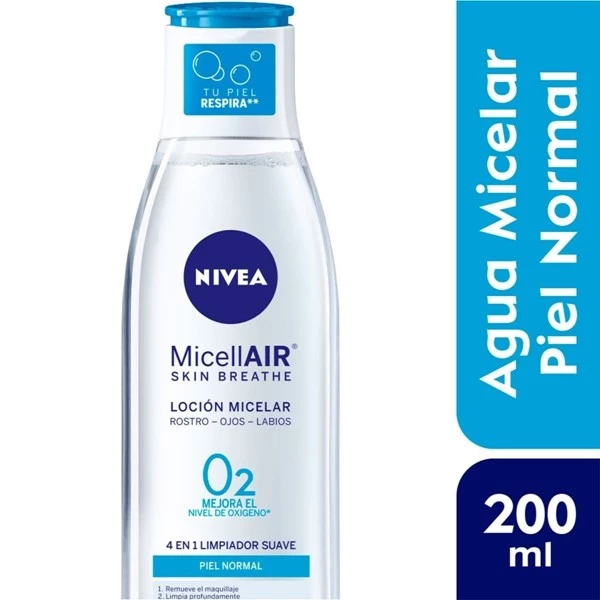 Nivea Agua Micelar  micellair Skin Breathe Para Piel Normal 200 ml