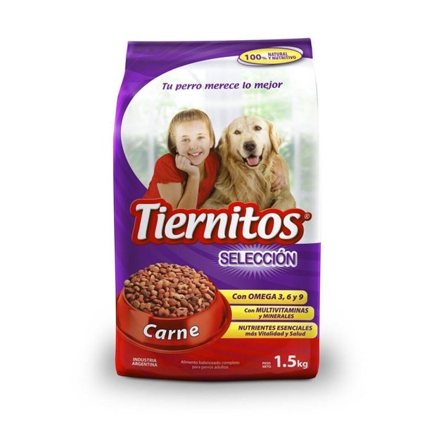 Alimento Para Perros Tiernitos Carne X 1.5 Kg #1