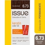 Issue Kit Tintura en Crema Keratin Color 6.73 Chocolate Dorado #1