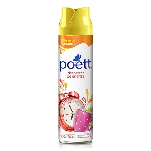 Desodorante De Ambiente Poett Despertar De Energía 360 Ml alt