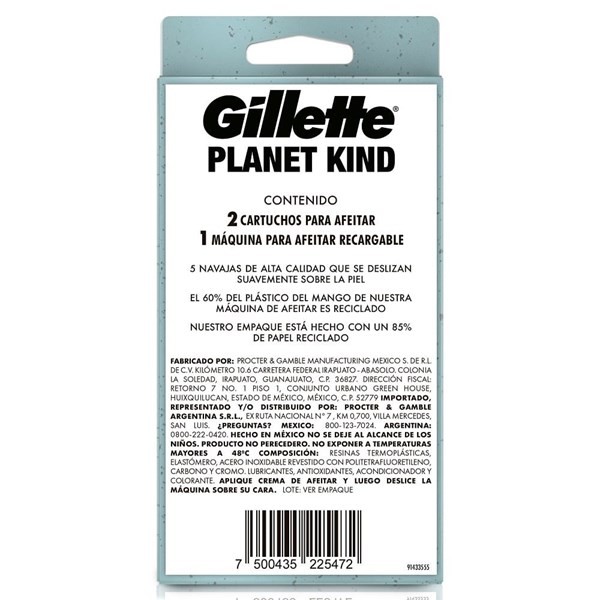 Máquina de Afeitar Gillette Planet Kind alt
