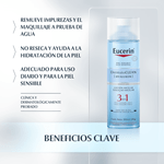 Eucerin Loción Micelar Limpiadora 3 en 1 dermatoclean Con Ácido Hialurónico 200 ml #3