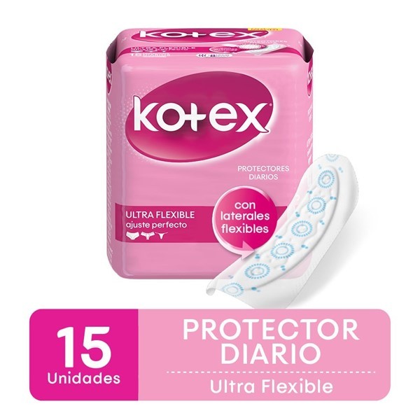 Kotex Protector Diario Ultra Flexible (15 Unidades) #1