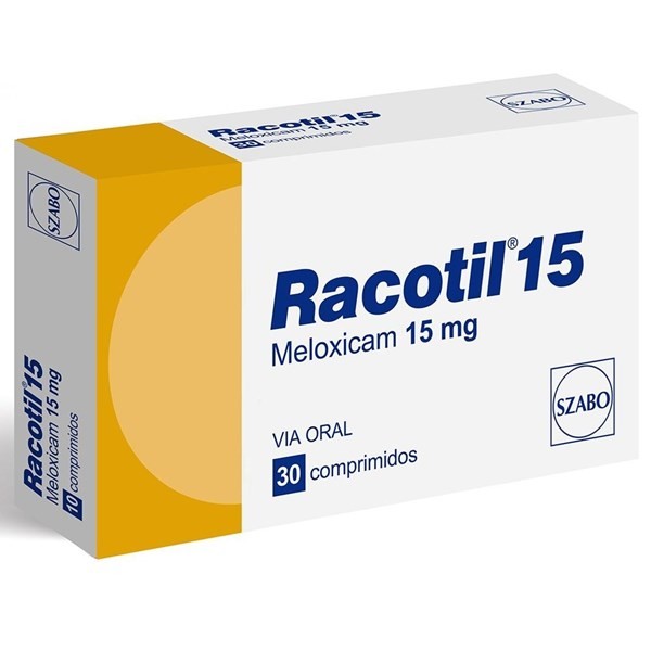 RACOTIL 15 mg | 30 Comprimidos | Meloxicam #1