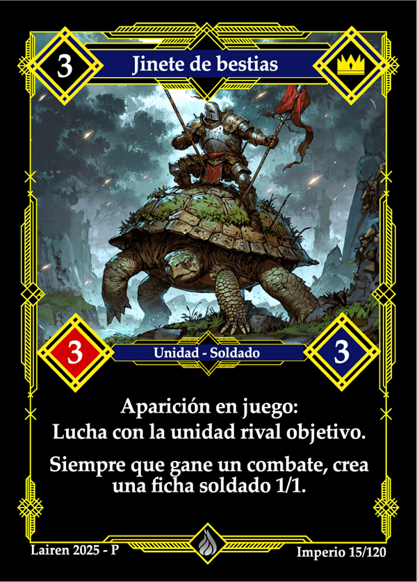 015 Jinete De Bestias Precon Djinn/Soldado - Coste 3 #1
