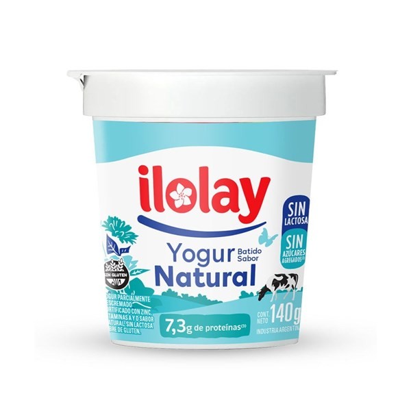 Yogur Cremoso Natural x 140 Grs Ilolay #1
