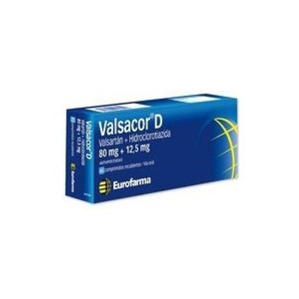Valsacor D | 30 comprimidos | Valsartán + Hidroclorotiazida #1
