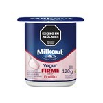 Yogurt Firme Frutilla 120 g Milkaut #1
