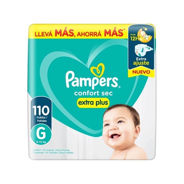Pañales Pampers Confort Sec Plus Jumbopack g #1
