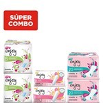 Combo Enjoy Tampón Mini, Toallas Femeninas Con Alas Y Protectores Diario #1