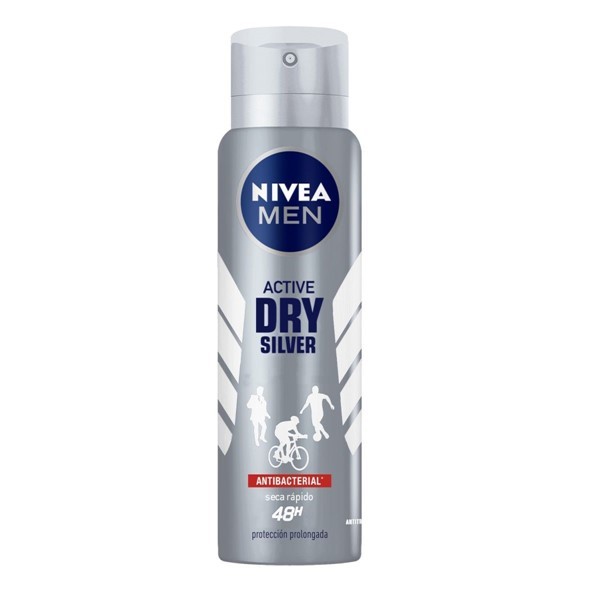 Nivea Antitranspirante Silver Protect Antibacterial Spray For Men 150 Ml #1