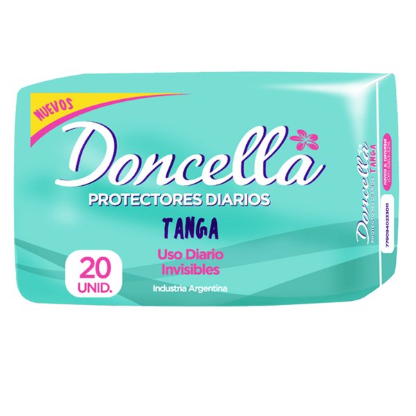 Doncella Protectores Diarios Para Tanga Pocket Con Alas Sin Perfume (20 U) #1